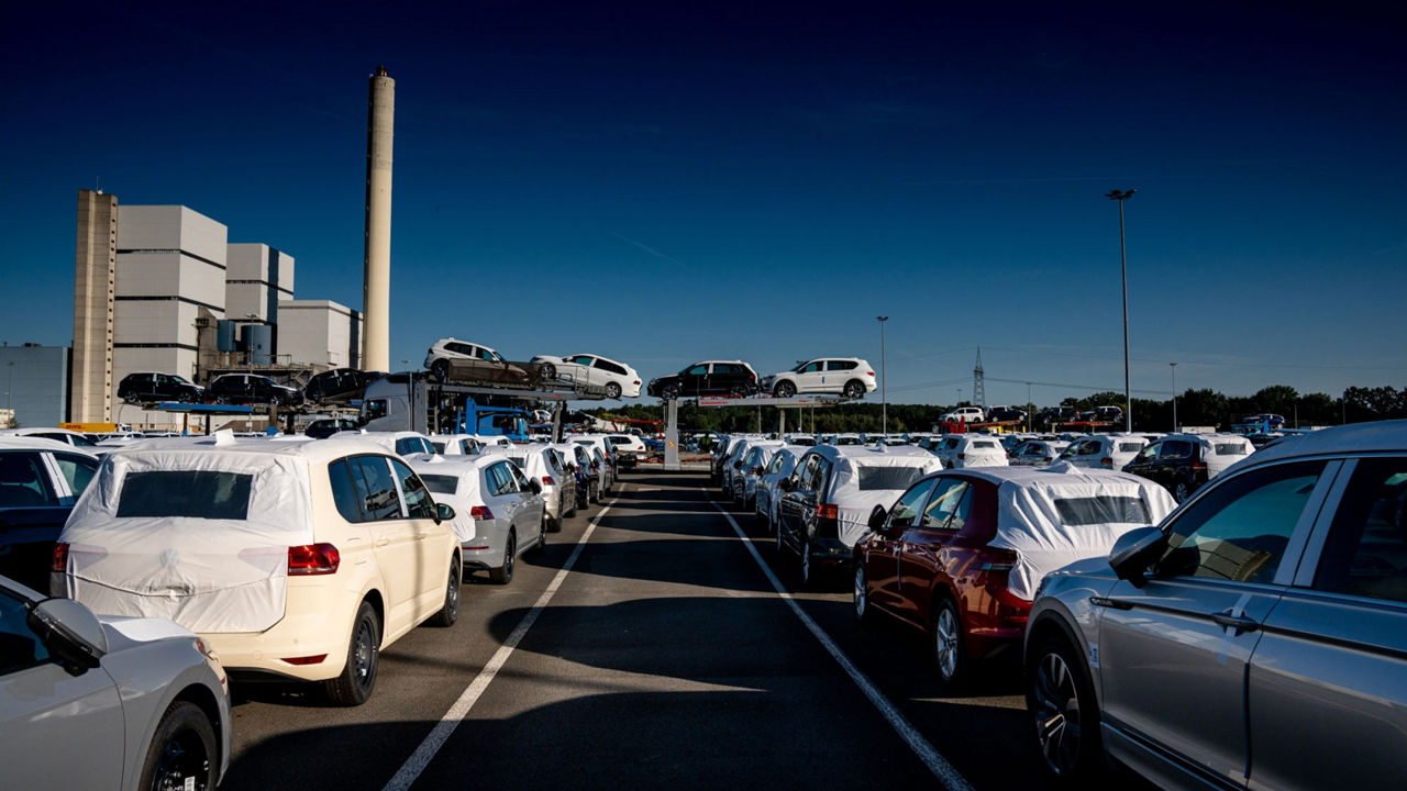 Transportabwicklung VW Autos
